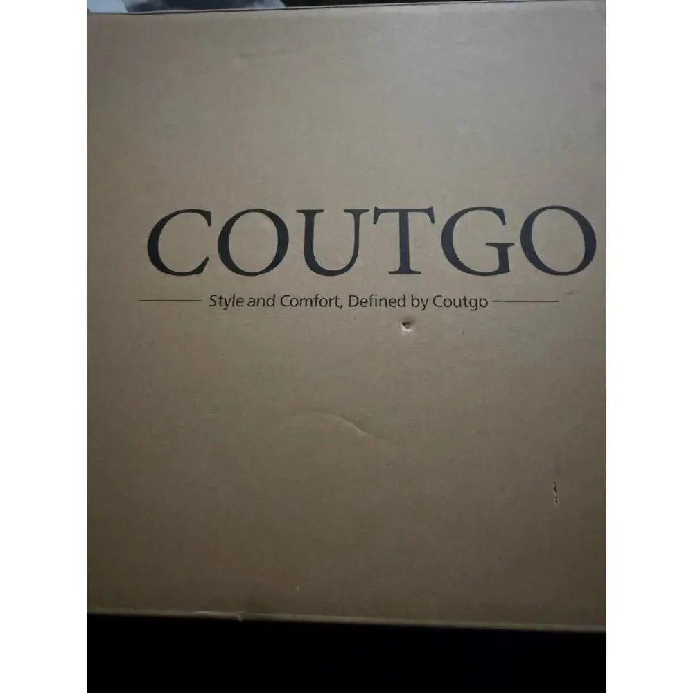 Coutgo Black Rhinestone Bow Kitten Heel Ankle Boots Size 8.5 NIB